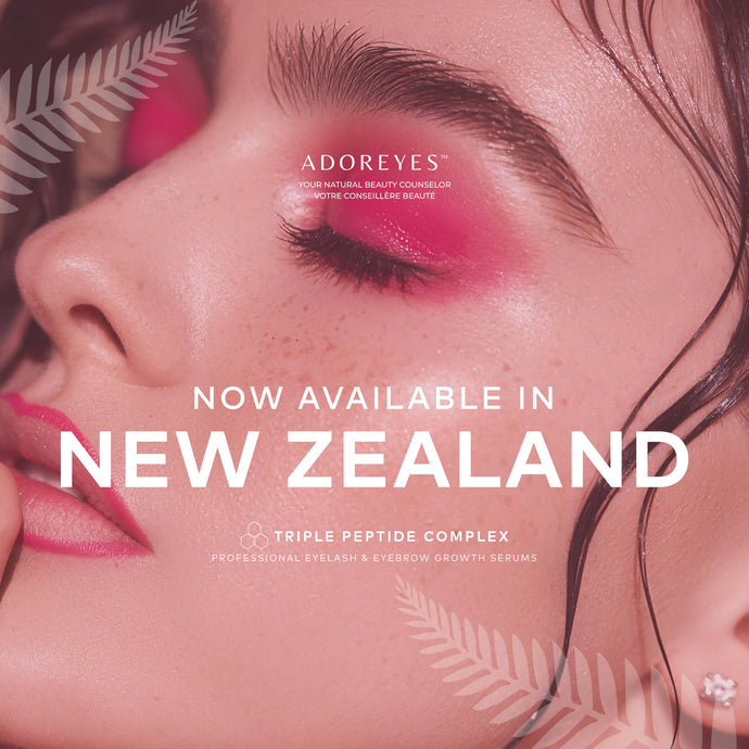 ADOREYES™ Launches its Triple Peptide Complex Eyelashes and Eyebrows Enhancing Serums in New Zealand
