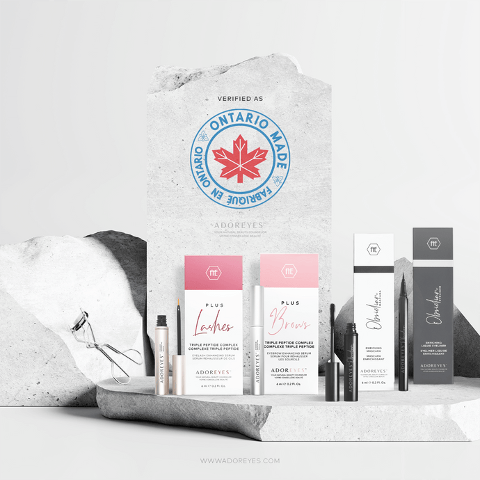 ADOREYES Cosmetics : maintenant certifiés fabriqués en Ontario, un véritable joyau canadien ! 