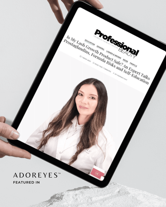 ADOREYES Featured in Professional Beauty Magazine: Elevating Ingredient Transparency in Lash Care