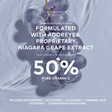 Load image into Gallery viewer, adoreyes 50% pure Vitamin C niagara grape extract
