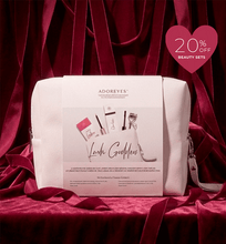 Charger l'image dans la galerie, ADOREYES Lash Goddess Set – Comprend un sérum pour cils, un mascara obsidienne, un recourbe-cils et un sac de soins de la peau 