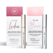 Load image into Gallery viewer, adoreyes triple peptide complex lash brow serum