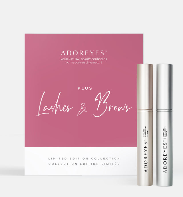 Plus Lashes & Brows Enhancing Serums Combo with Triple Peptide Complex